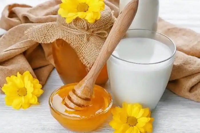 شیر و عسل برای پوست